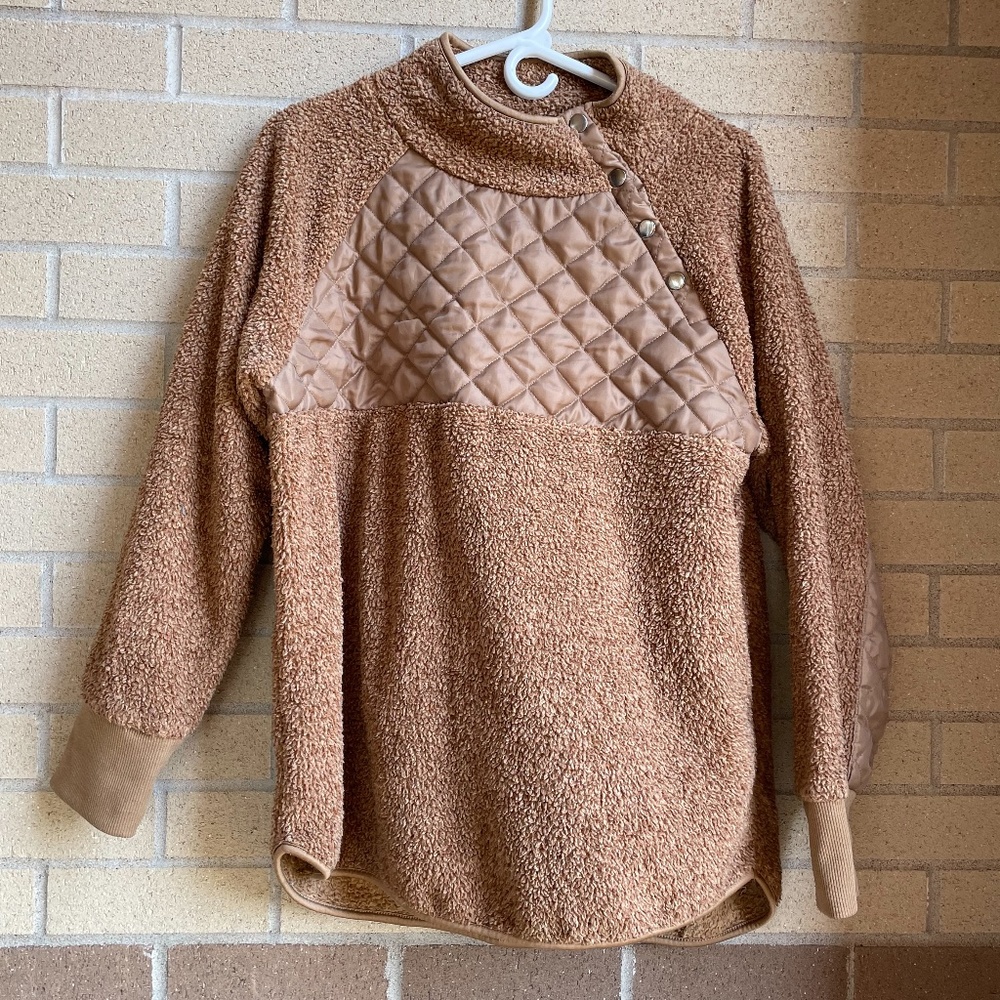 eden ruth Snap Button Sherpa Womens XXL
